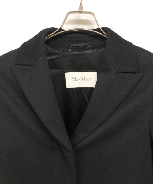 MaxMara（マックスマーラ）MaxMara (マックスマーラ) ウールコート ブラック サイズ:40の古着・服飾アイテム