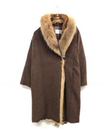 MaxMara（マックスマーラ）の古着「ファーコート」｜ブラウン