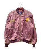 CAMPRIカンパリ）の古着「80s Campri Barcelona Bomber Jacket」｜レッド
