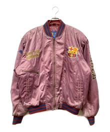 CAMPRI（カンパリ）の古着「80s Campri Barcelona Bomber Jacket」｜レッド
