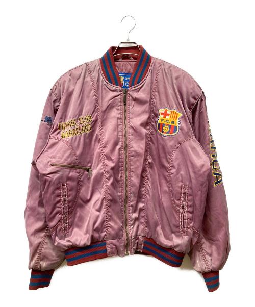CAMPRI（カンパリ）Campri (カンパリ) 80s Campri Barcelona Bomber Jacket レッド サイズ:XLの古着・服飾アイテム
