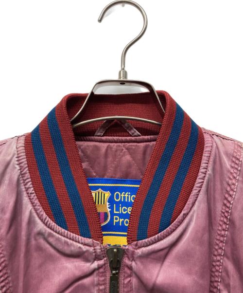 CAMPRI（カンパリ）Campri (カンパリ) 80s Campri Barcelona Bomber Jacket レッド サイズ:XLの古着・服飾アイテム