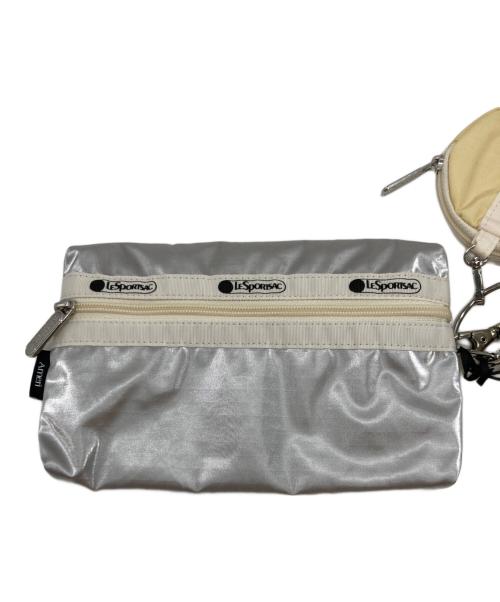 LeSportsac（レスポートサック）LeSportsac (レスポートサック) AMERI (アメリ) Multi Pouch シルバーの古着・服飾アイテム