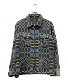 RRL（ダブルアールエル）の古着「シャツジャケット」｜ブルー