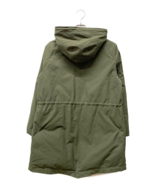 23区（ニジュウサンク）23区 (ニジュウサンク) ミリタリーダウンコート カーキ サイズ:38の古着・服飾アイテム