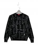 SUPREMEシュプリーム）の古着「Gonz Poems Sweater」｜ブラック