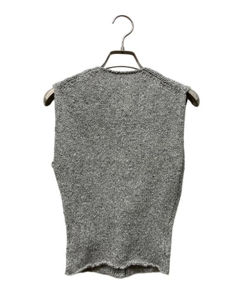 SHISHIKUI（シシクイ）SHISHIKUI (シシクイ) ニットベスト グレー サイズ:Fの古着・服飾アイテム