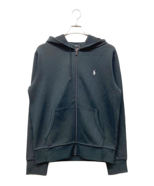 POLO RALPH LAUREN（ポロ・ラルフローレン）POLO RALPH LAUREN (ポロ・ラルフローレン) ジップパーカー ブラック サイズ:Mの古着・服飾アイテム