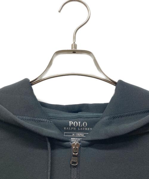 POLO RALPH LAUREN（ポロ・ラルフローレン）POLO RALPH LAUREN (ポロ・ラルフローレン) ジップパーカー ブラック サイズ:Mの古着・服飾アイテム