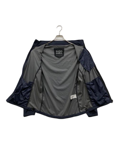 SUGO SHELL（スゴシェル）SUGO SHELL (スゴシェル) ジップアップジャケット ネイビー サイズ:Lの古着・服飾アイテム