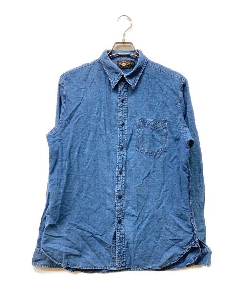 RRL（ダブルアールエル）RRL (ダブルアールエル) デニムシャツ ブルー サイズ:Mの古着・服飾アイテム