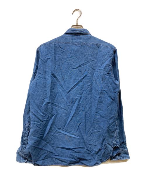 RRL（ダブルアールエル）RRL (ダブルアールエル) デニムシャツ ブルー サイズ:Mの古着・服飾アイテム