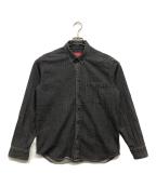 SUPREMEシュプリーム）の古着「Small Box Denim Shirt」｜ブラック