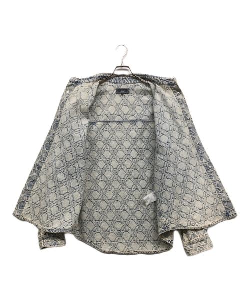 KITH（キス）KITH (キス) Jacquard denim apollo shirt ブルー サイズ:Sの古着・服飾アイテム
