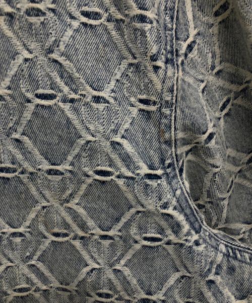 KITH（キス）KITH (キス) Jacquard denim apollo shirt ブルー サイズ:Sの古着・服飾アイテム