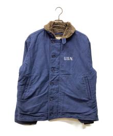 HOUSTON（ヒューストン）の古着「デッキジャケット」｜ネイビー