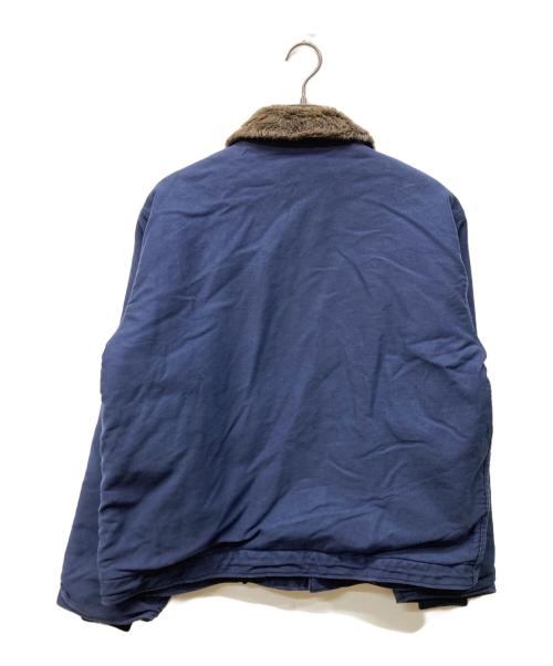HOUSTON（ヒューストン）HOUSTON (ヒューストン) デッキジャケット ネイビー サイズ:40の古着・服飾アイテム