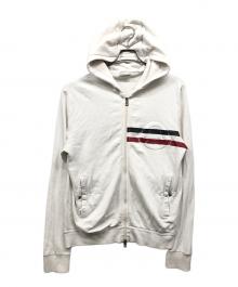 MONCLER（モンクレール）の古着「ジップパーカー」｜ホワイト