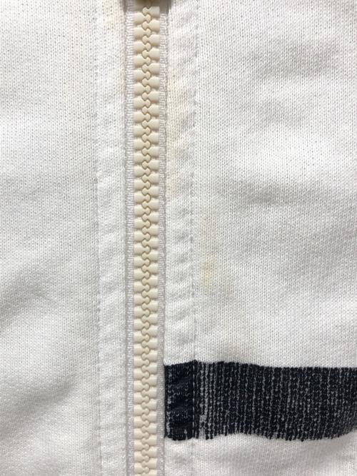 MONCLER（モンクレール）MONCLER (モンクレール) ジップパーカー ホワイト サイズ:Lの古着・服飾アイテム