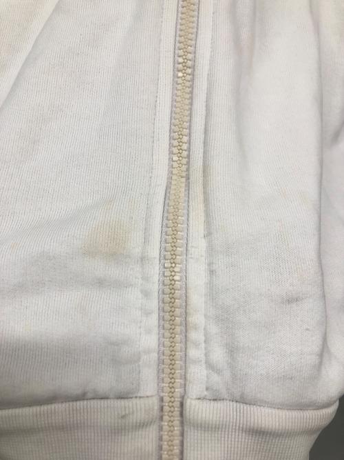 MONCLER（モンクレール）MONCLER (モンクレール) ジップパーカー ホワイト サイズ:Lの古着・服飾アイテム