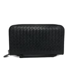 BOTTEGA VENETA（ボッテガベネタ）の古着「オーガナイザートラベルケース」｜ブラック