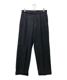 la favola（ラ ファーヴォラ）の古着「ウールタックパンツ」｜グレー