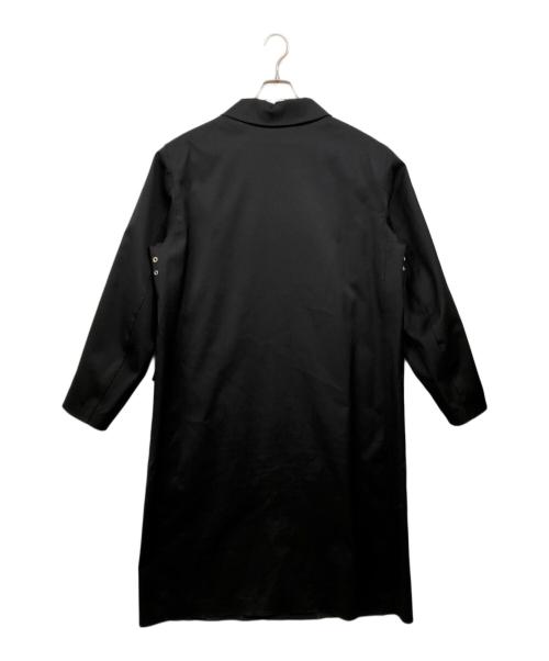 MACKINTOSH（マッキントッシュ）MACKINTOSH (マッキントッシュ) HYKE (ハイク) ゴム引きステンカラーコート ブラック サイズ:2の古着・服飾アイテム