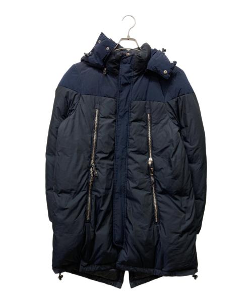 ARMANI EXCHANGE（アルマーニ エクスチェンジ）ARMANI EXCHANGE (アルマーニ エクスチェンジ) ダウンコート ネイビー サイズ:Sの古着・服飾アイテム