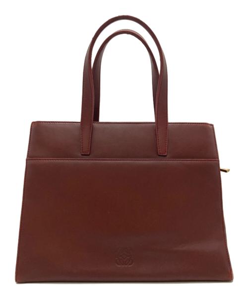 LOEWE（ロエベ）LOEWE (ロエベ) トートバッグ ボルドーの古着・服飾アイテム