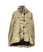 MONCLERモンクレール）の古着「ナイロンジャケット」｜ベージュ