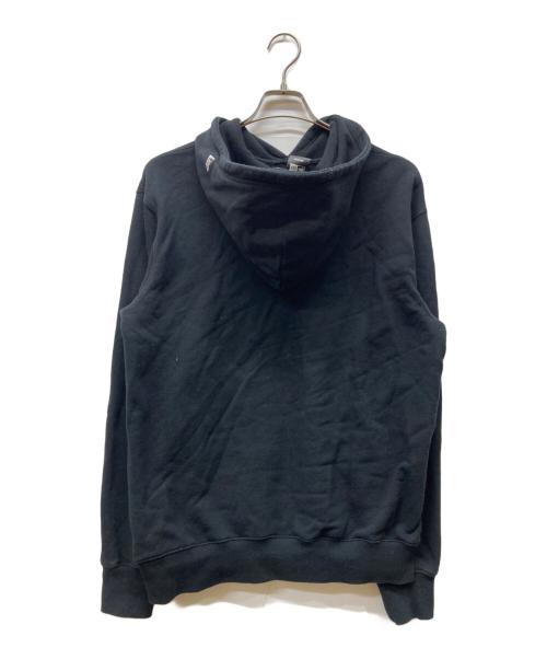 YOHJI YAMAMOTO（ヨウジヤマモト）YOHJI YAMAMOTO (ヨウジヤマモト) New Era (ニューエラ) プルオーバーパーカー ブラック サイズ:Mの古着・服飾アイテム