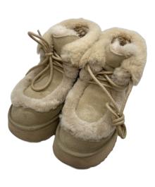 UGG（アグ）の古着「ESMEE LACE UP SUEDE」｜ベージュ