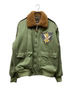SESSLER MFGセスラー）の古着「TYPE B-10 FLIGHT JACKET」｜カーキ