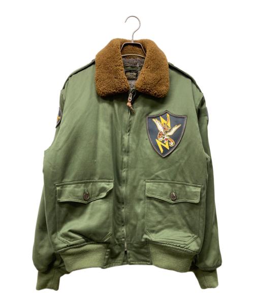 SESSLER MFG（セスラー）SESSLER MFG (セスラー) TYPE B-10 FLIGHT JACKET カーキ サイズ:44の古着・服飾アイテム