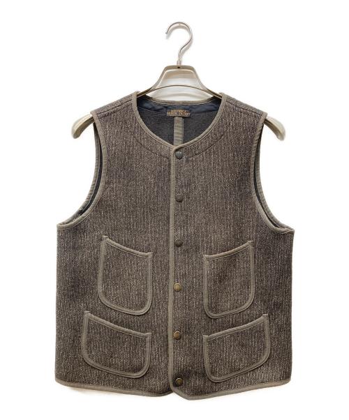 BROWN'S BEACH JACKET（ブラウンズビーチジャケット）BROWN'S BEACH JACKET (ブラウンズビーチジャケット) ビーチベスト ブラウン サイズ:36の古着・服飾アイテム