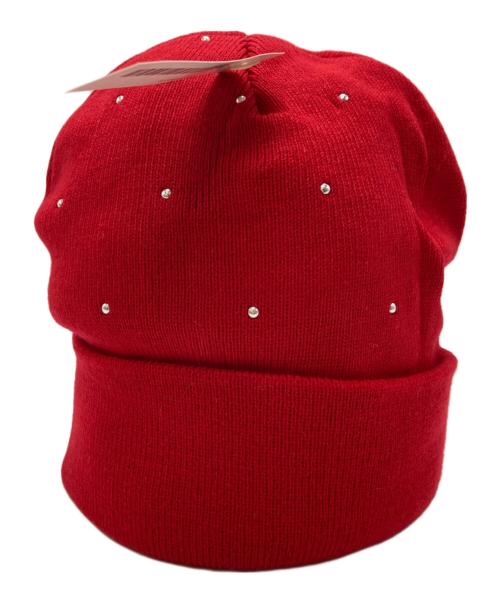 SUPREME（シュプリーム）Supreme (シュプリーム) Studded Beanie レッドの古着・服飾アイテム