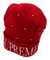 Supreme（シュプリーム）の古着「Studded Beanie」｜レッド