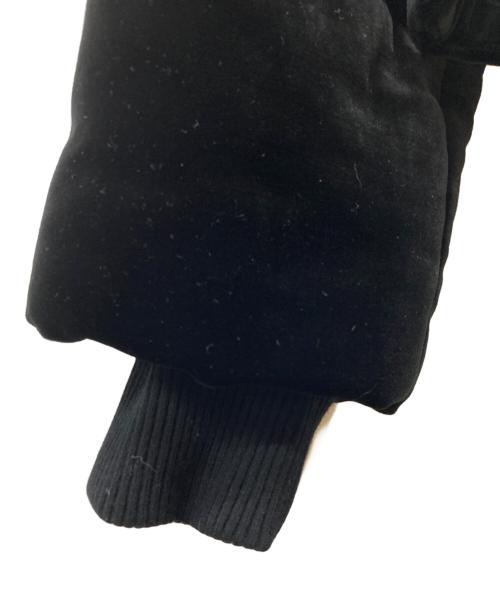 VELOUR NOIR by FOXEY NEWYORK（ベロア ノワール by フォクシー ニューヨーク）VELOUR NOIR by FOXEY NEWYORK (ベロア ノワール by フォクシー ニューヨーク) 中綿ベロアジャケット ブラック サイズ:40の古着・服飾アイテム