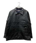 Schott×SOPHNET.ショット×ソフネット）の古着「22AW LEATHER COACH JACKET」｜ブラック