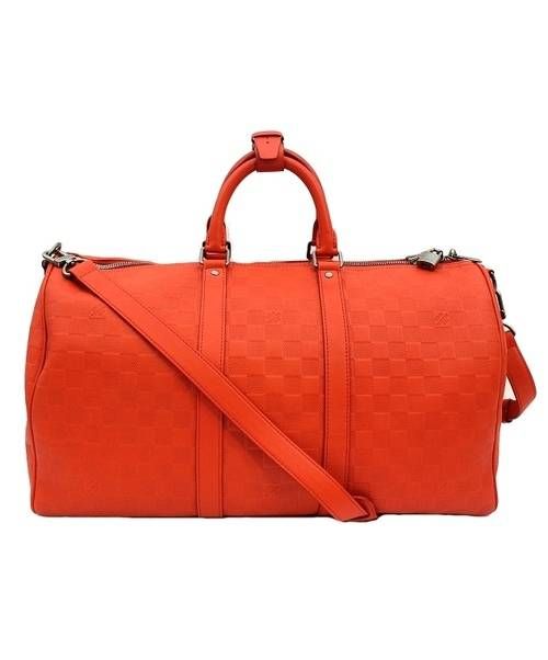LOUIS VUITTON（ルイ ヴィトン）LOUIS VUITTON (ルイ・ヴィトン) ボストンバッグ オレンジ ダミエアンフィニ FO3111の古着・服飾アイテム