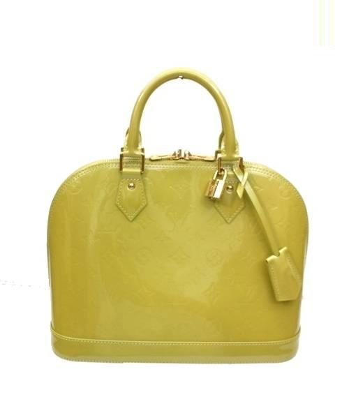 LOUIS VUITTON（ルイ ヴィトン）LOUIS VUITTON (ルイヴィトン)  アルマMM  イエロー サイズ:MM ヴェルニ M91610 FL4029 アルマMMの古着・服飾アイテム