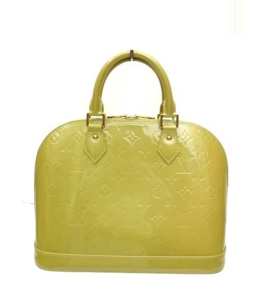 LOUIS VUITTON（ルイ ヴィトン）LOUIS VUITTON (ルイヴィトン)  アルマMM  イエロー サイズ:MM ヴェルニ M91610 FL4029 アルマMMの古着・服飾アイテム