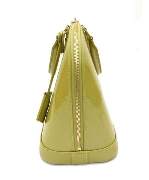 LOUIS VUITTON（ルイ ヴィトン）LOUIS VUITTON (ルイヴィトン)  アルマMM  イエロー サイズ:MM ヴェルニ M91610 FL4029 アルマMMの古着・服飾アイテム