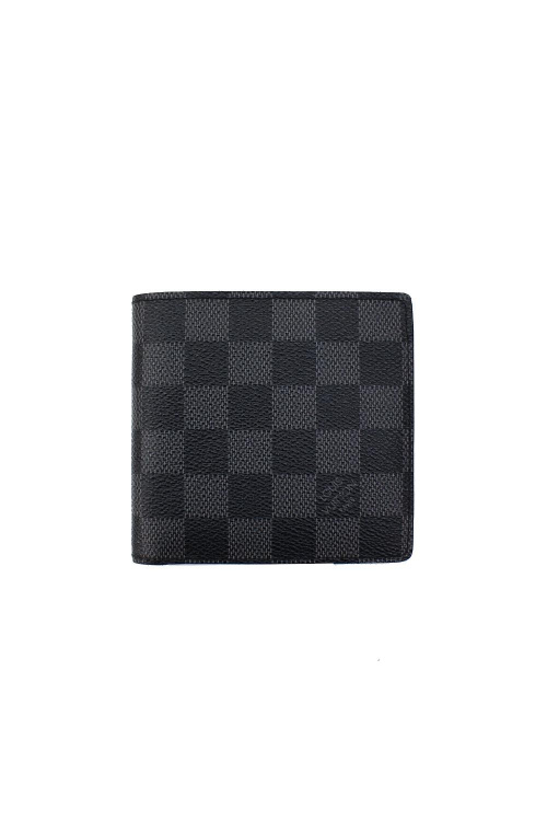 LOUIS VUITTON（ルイ ヴィトン）LOUIS VUITTON (ルイヴィトン) ポルトフォイユ・マルコNM ブラック サイズ:NM ダミエ・グラフィット N63336 CA2078 ポルトフォイユ・マルコNMの古着・服飾アイテム