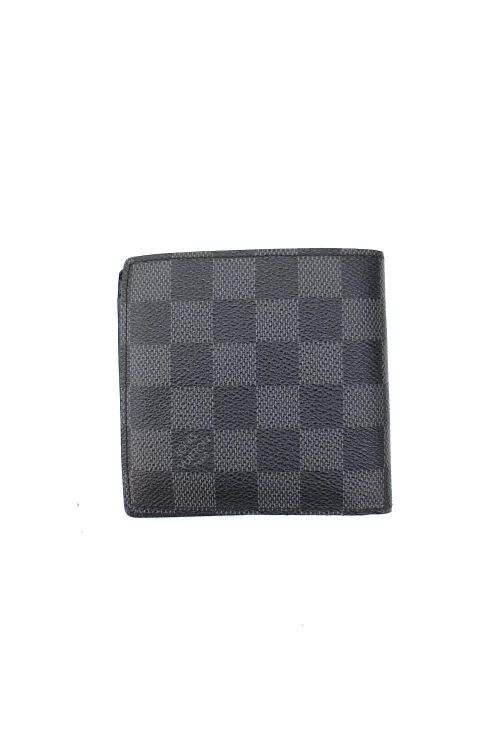 LOUIS VUITTON（ルイ ヴィトン）LOUIS VUITTON (ルイヴィトン) ポルトフォイユ・マルコNM ブラック サイズ:NM ダミエ・グラフィット N63336 CA2078 ポルトフォイユ・マルコNMの古着・服飾アイテム