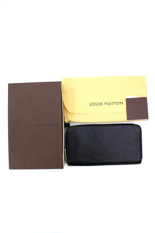 LOUIS VUITTON（ルイ ヴィトン）LOUIS VUITTON (ルイヴィトン)  ノワール・ジッピーウォレット サイズ:- エピ M60072 MI2195 ノワール・ジッピーウォレット 金具キズ有の古着・服飾アイテム
