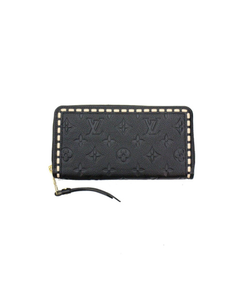 LOUIS VUITTON（ルイ ヴィトン）LOUIS VUITTON (ルイヴィトン) ジッピーウォレット ブラック サイズ:- モノグラム・アンプラント M64805 SP4176　の古着・服飾アイテム
