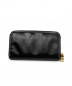 PRADA (プラダ) ラウンドファスナー長財布 ブラック サイズ:下記参照 SAFFIANO VERNIC 1M0506 程度：34800円