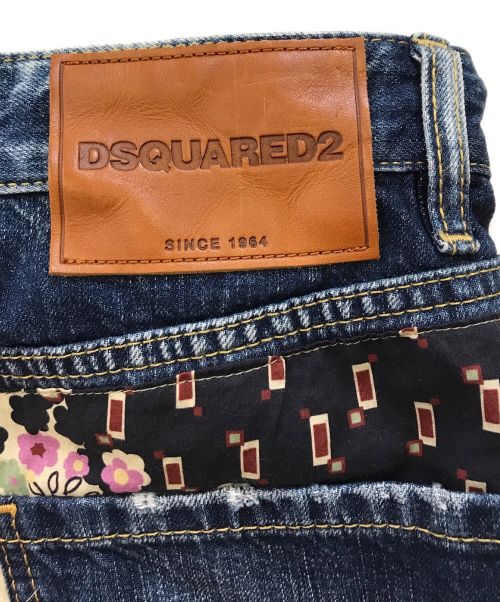 DSQUARED2（ディースクエアード）DSQUARED2 (ディースクエアード) デニムハーフパンツ インディゴ サイズ:48の古着・服飾アイテム