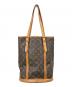 LOUIS VUITTON (ルイ ヴィトン) バケット モノグラム トートバッグ ブラウン サイズ:GM：30000円